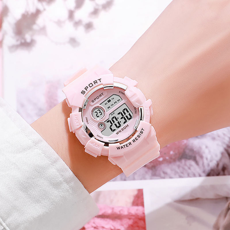 Smartwatch Watches Gift For Boys - Moda crianças relógios luminosos à prova