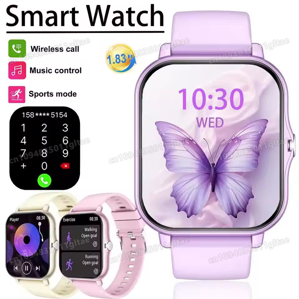 Smartwatch Latest Watches For Men - Relógio inteligente esportivo de 1,83 polegadas