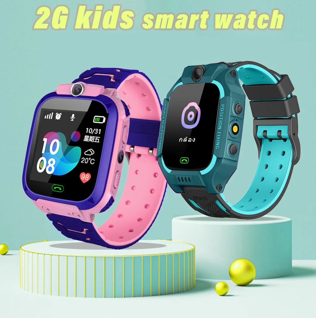 Smartwatch Watches Gift For Boys - Q12 crianças relógio inteligente 2g chamada
