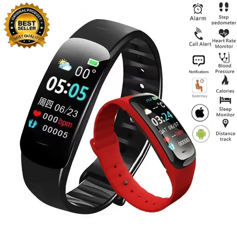 Smartwatch Sports Watches For Women - Relógio Inteligente C1 Plus, Monitor de