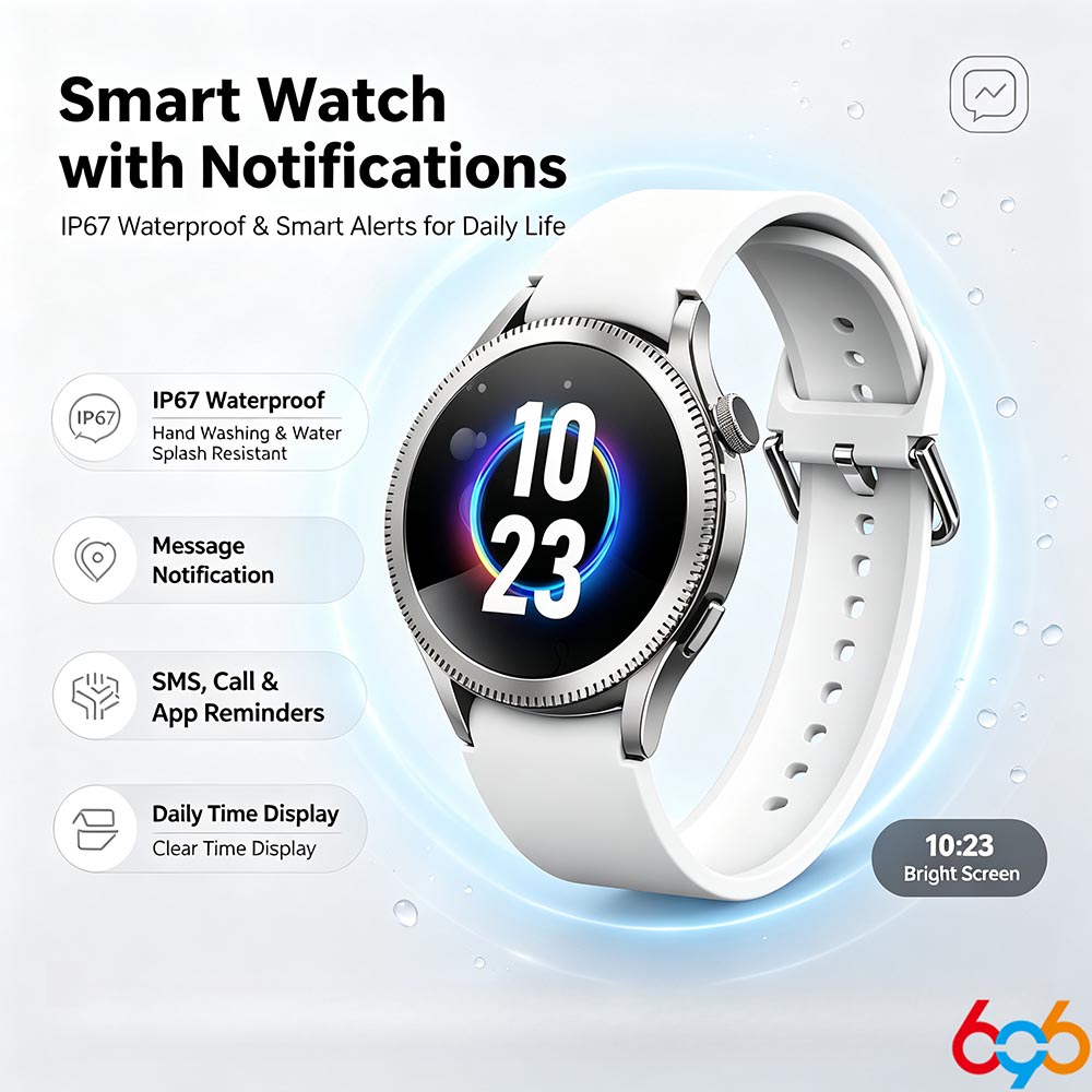 Smartwatch Ladies Watches For Women - Relógio inteligente para fitness feminino, com
