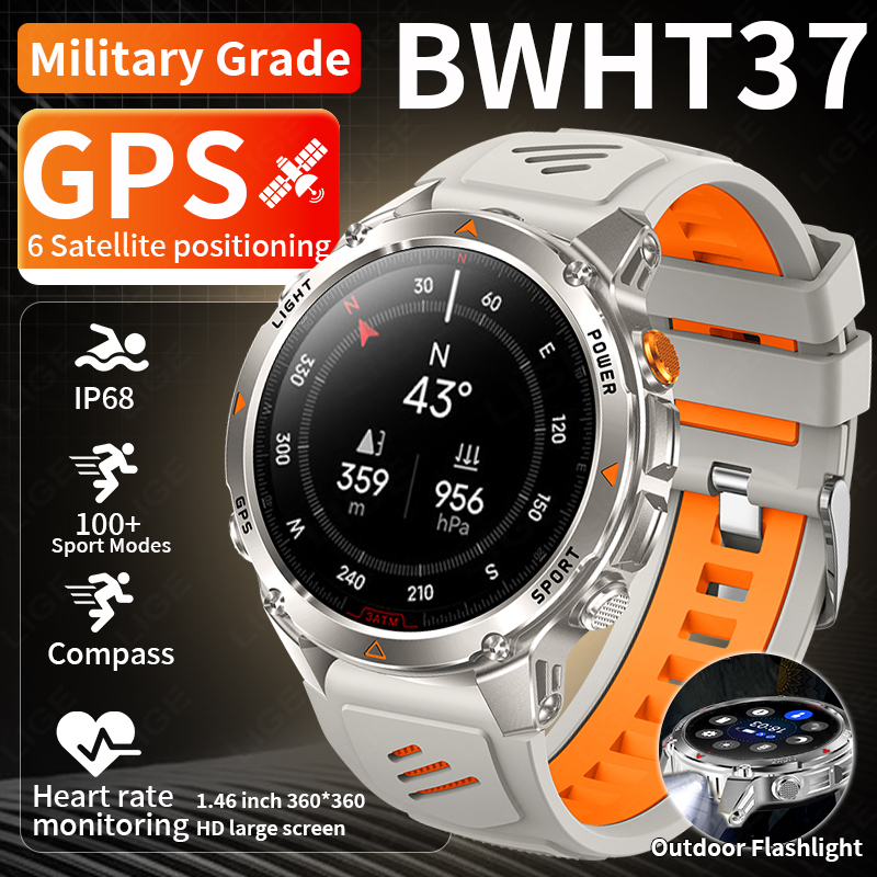 Smartwatch Watches With Bluetooth - Lige robusto gps pista relógio inteligente
