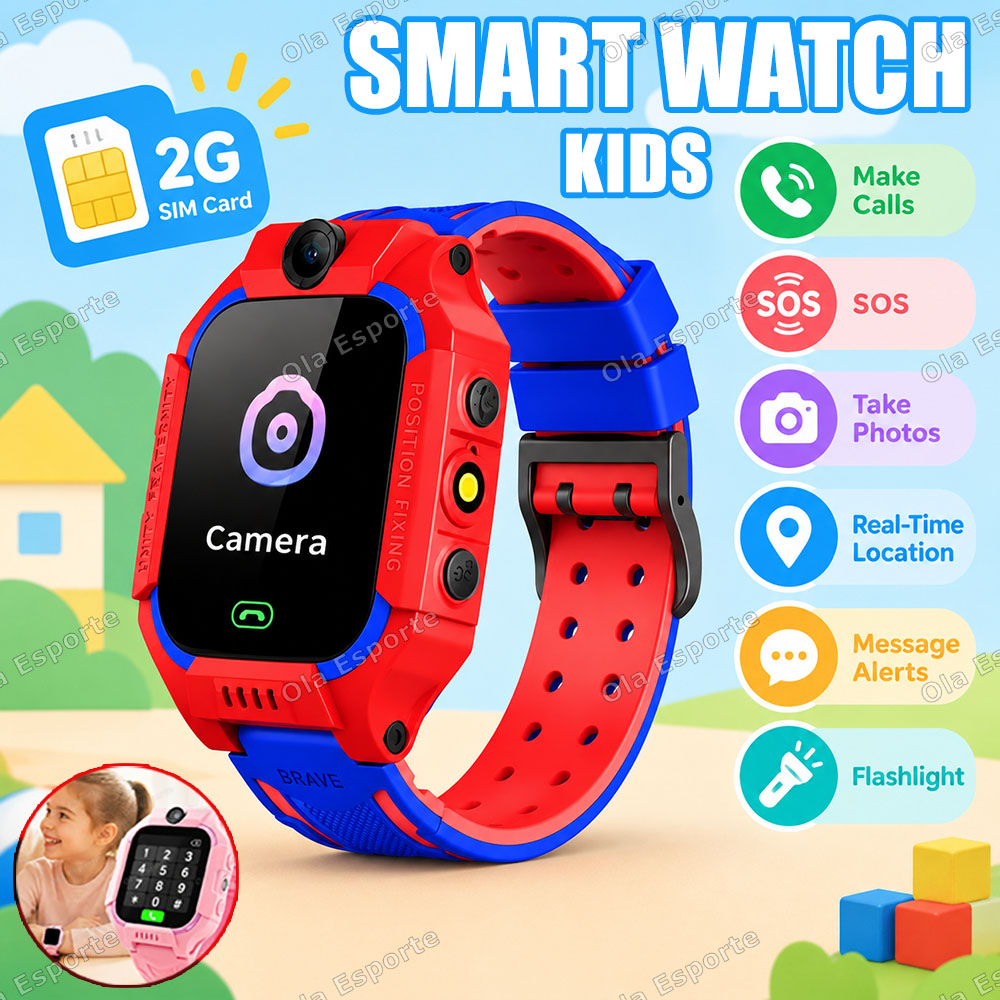 Smartwatch Watches Gift For Boys - 2027 Novo Relógio Inteligente Infantil 2G/5G