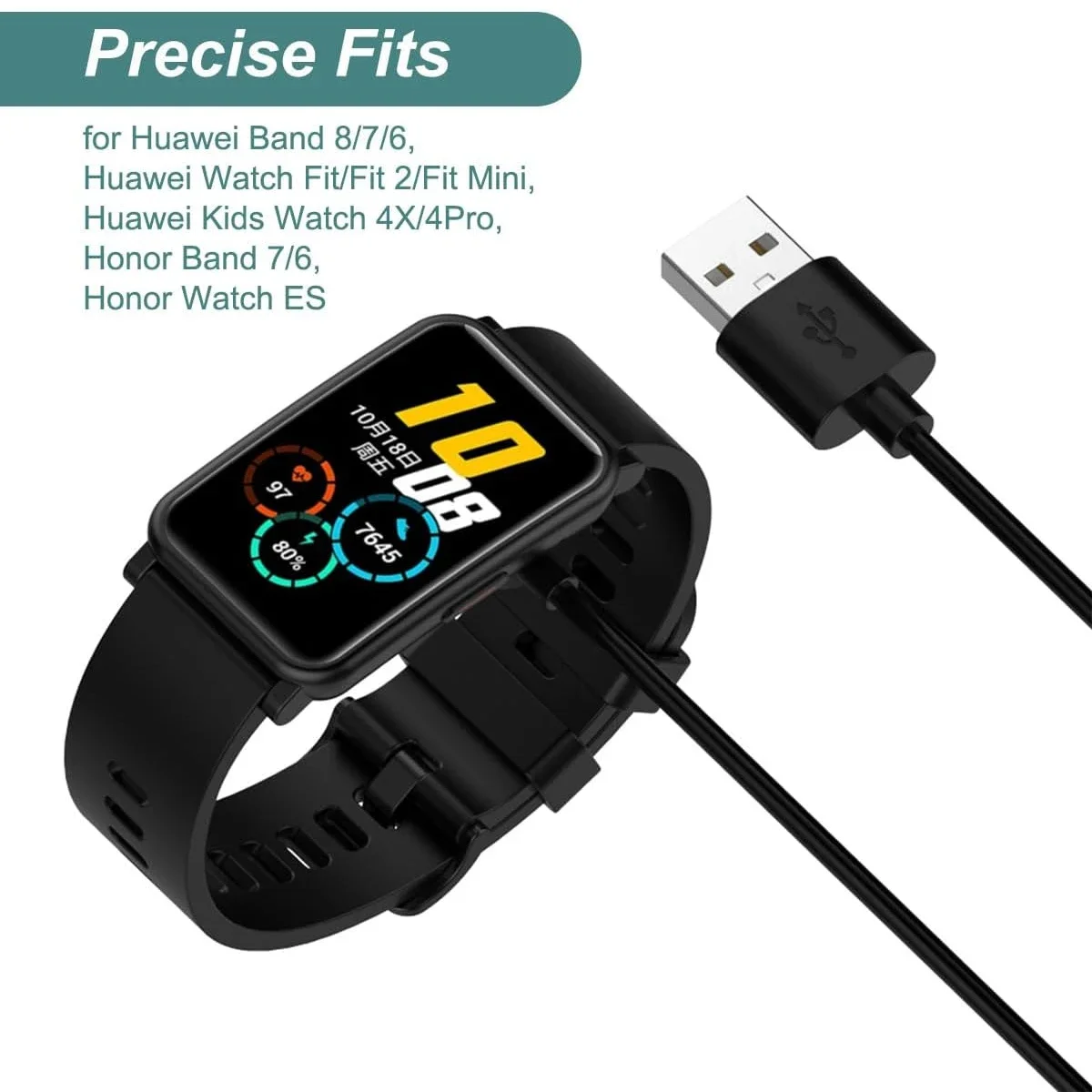 Huawei Smartwatch Watch Fit - Substituição do carregador do smartwatch para