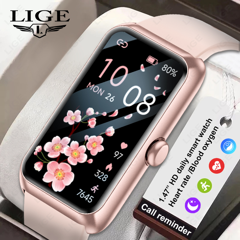 Smartwatch Ladies Watches For Women - Relógio Inteligente Feminino LIGE, Novo Modelo