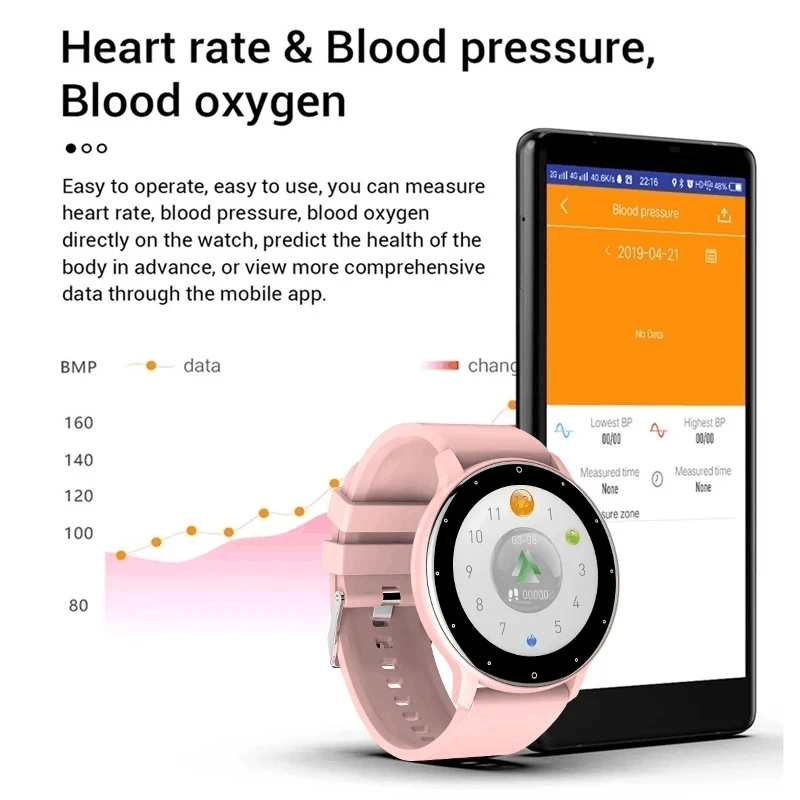 Relógio Inteligente Feminino L - Smartwatch Sports Watches For Women avaliação e preço