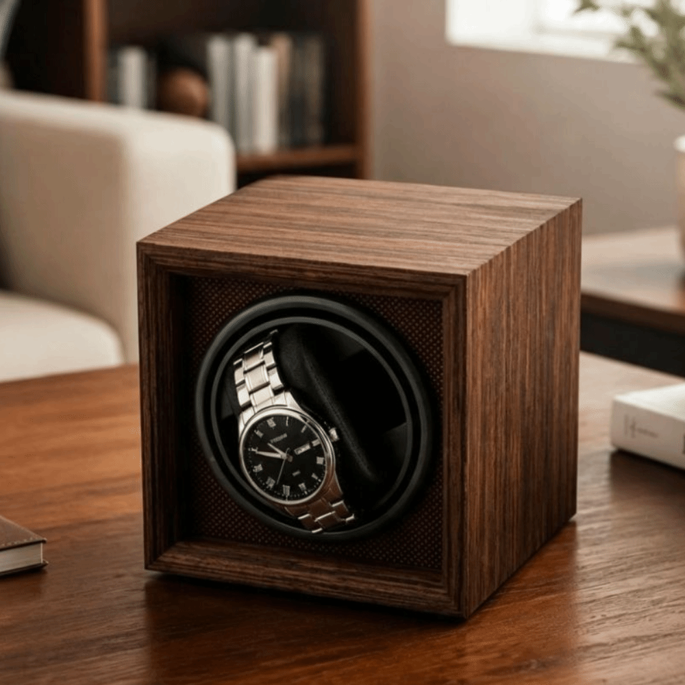 Caixa de Madeira para Relógio  - Watch Winder Single avaliação e preço