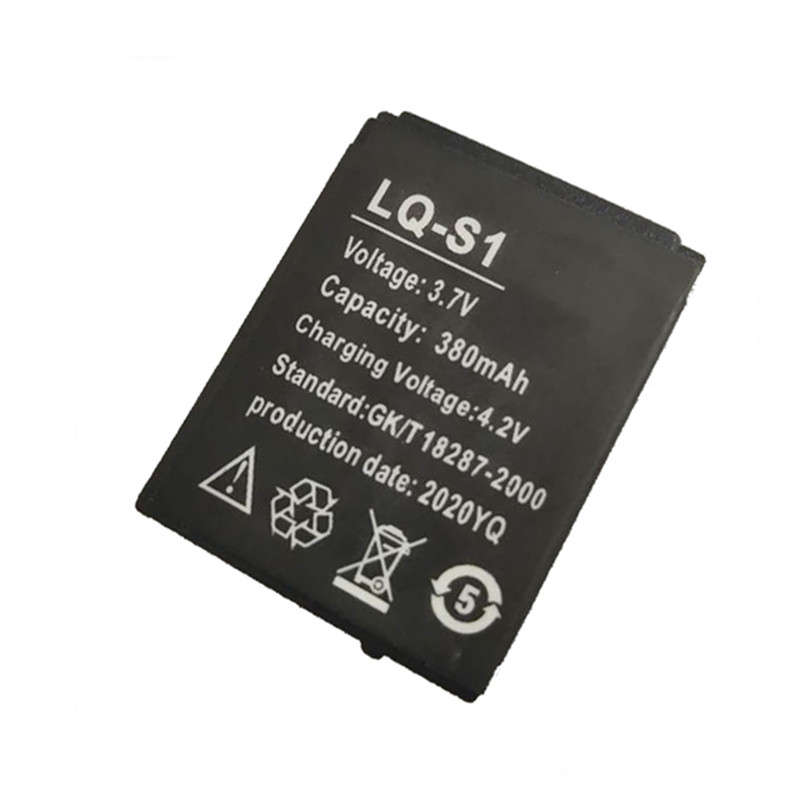 1-4PCS LQ-S1 3.7V 380mAh bater - Watch V8 avaliação e preço