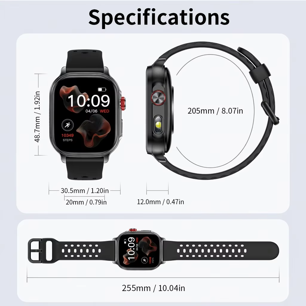 Relógio Inteligente 2026 2.01' - Smartwatch Watches With Bluetooth avaliação e preço