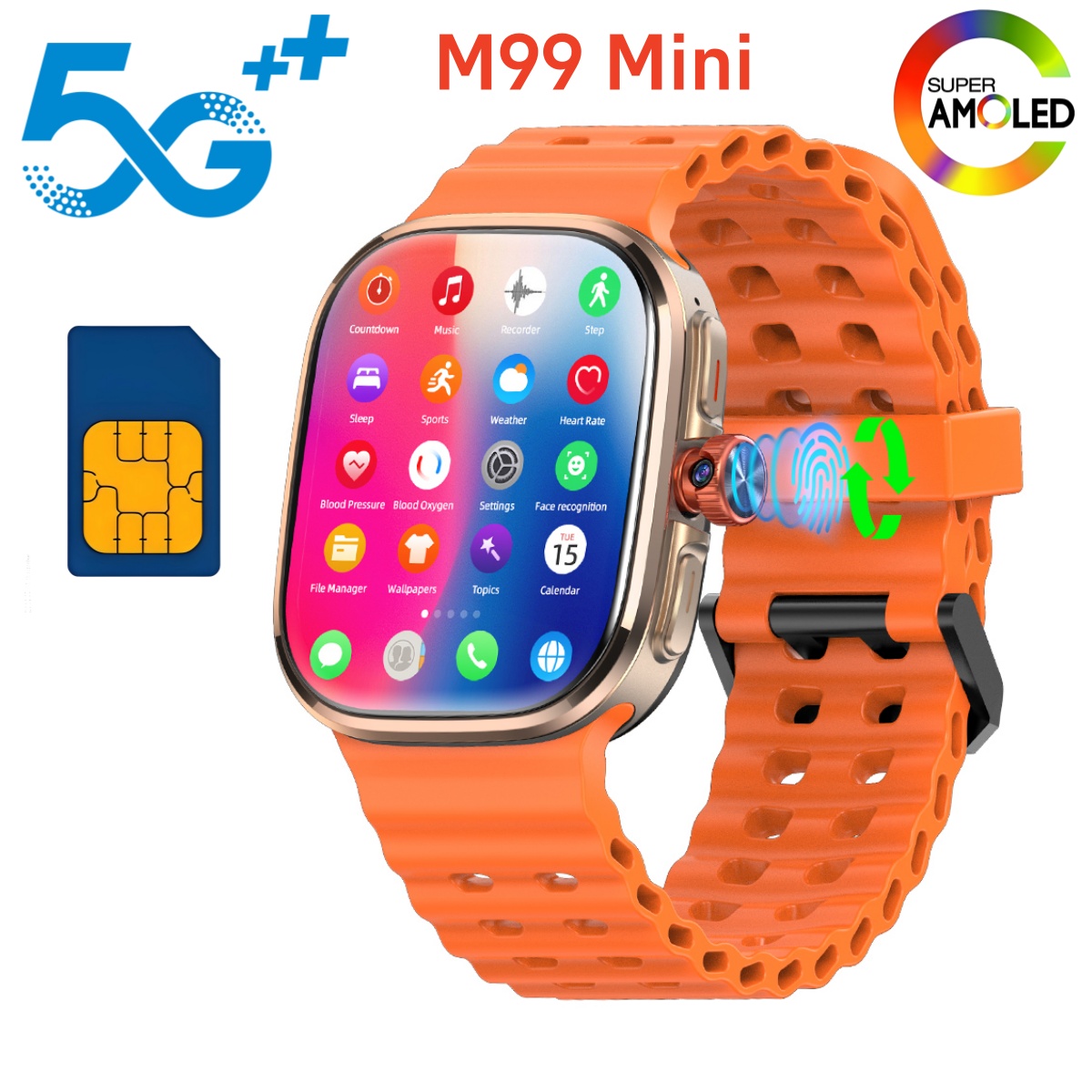 Smartwatch Mini M99 5G Android - Smartwatch Nothing Watches avaliação e preço
