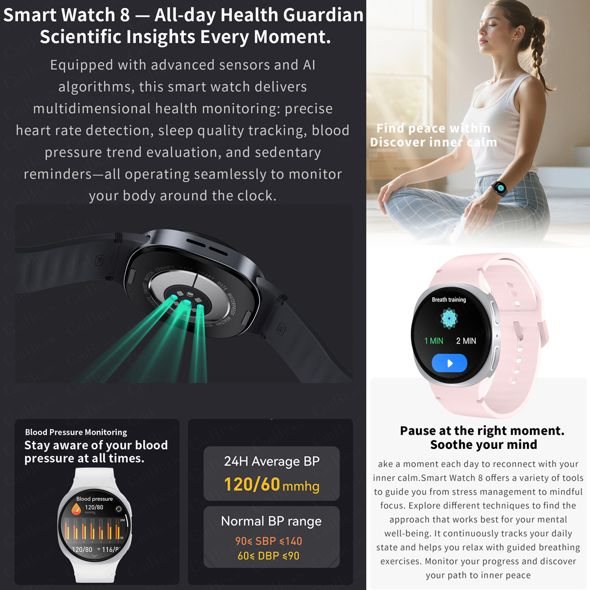 Novos Relógios 2026: Smartwatc - Smartwatch Sports Watches For Women avaliação e preço