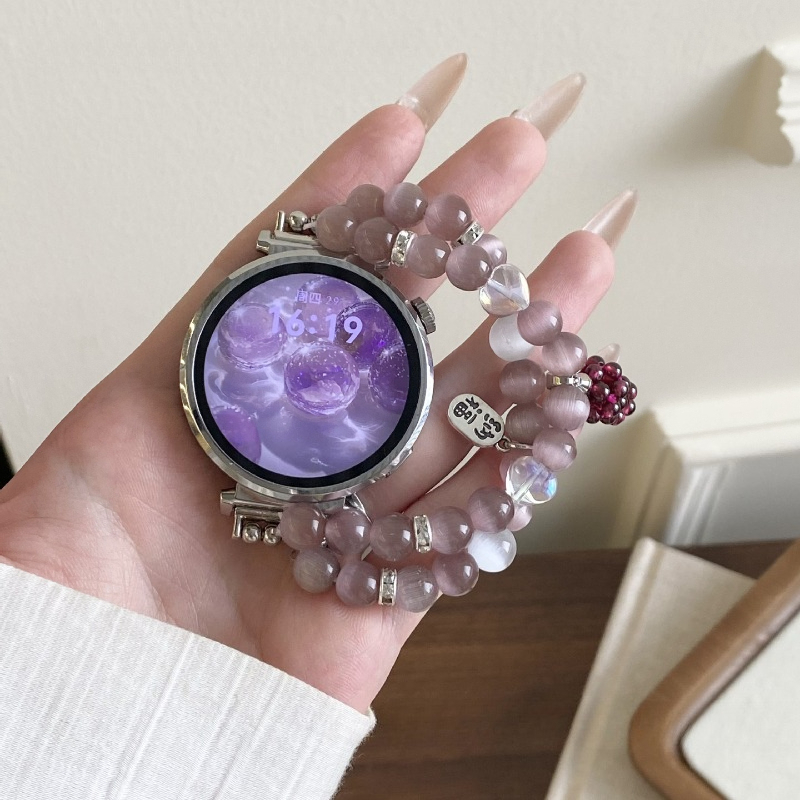 Pulseira de Metal Estética Rox - Smartwatch Purple Watches For Women avaliação e preço