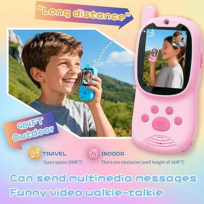 Walkie Talkies Fofos 2 em 1 Re - Smartwatch Watches Gift For Boys avaliação e preço