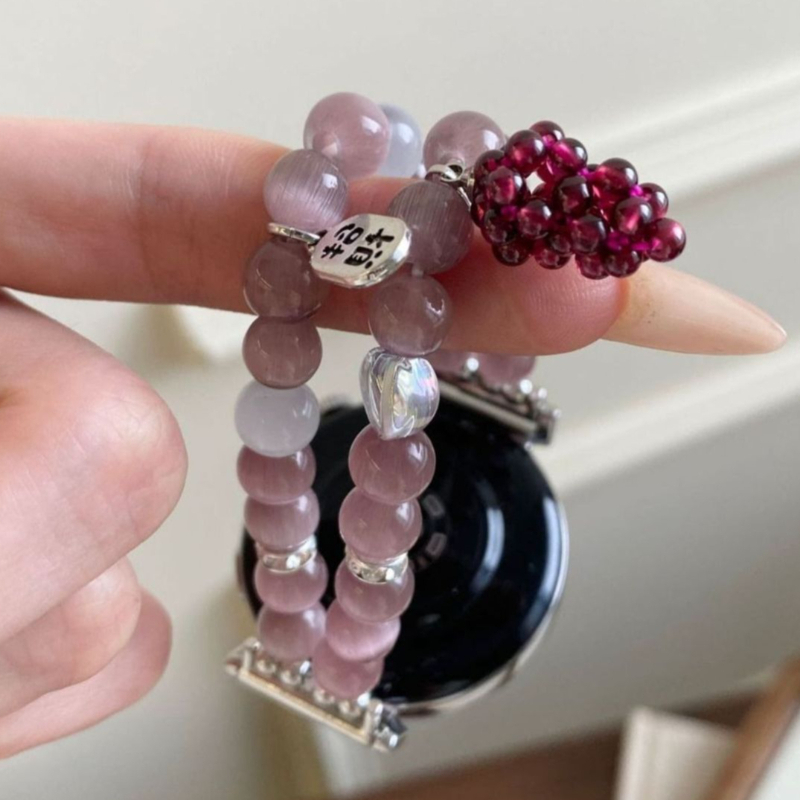 Pulseira Elegante e Chique com - Smartwatch Purple Watches For Women avaliação e preço