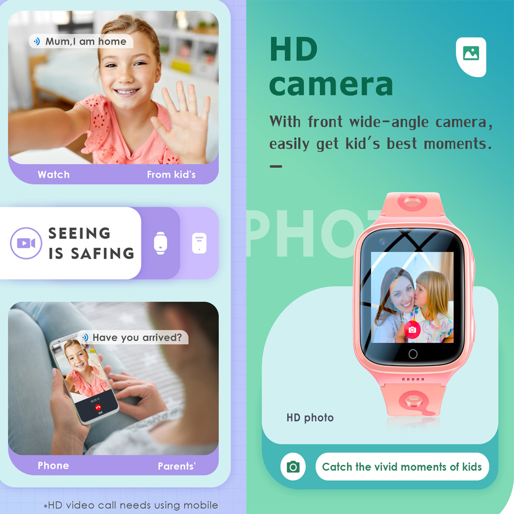 Relógio Inteligente 4G para Cr - Smartwatch Watches For Kid Boy avaliação e preço