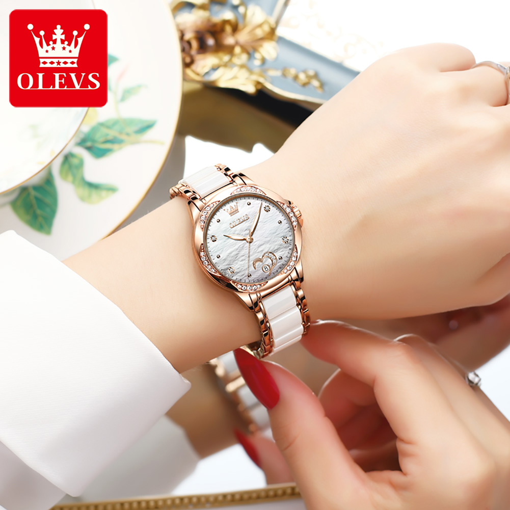 Olevs 6631 relógio mecânico au - Watch Bezel Insert avaliação e preço