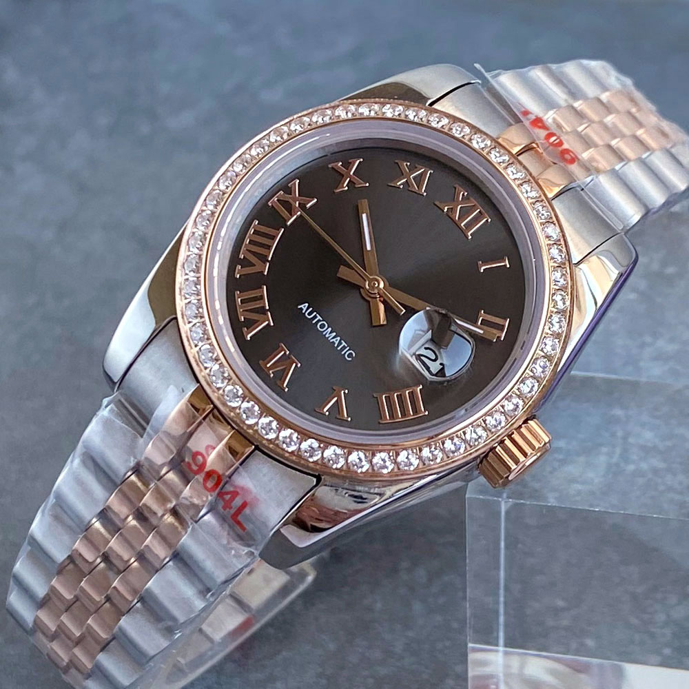 Tandorio novo 31mm prata rosa  - Watch Bezel Insert avaliação e preço