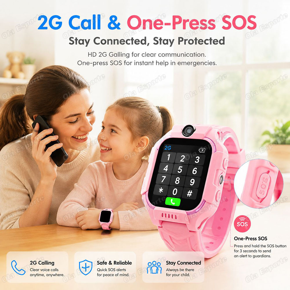 Novo Relógio Inteligente GPS 5 - Smartwatch Watches Gift For Boys avaliação e preço