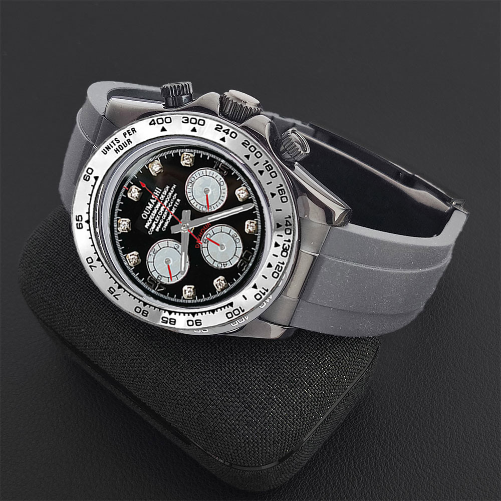 Luxo vk63 relógio 39.3mm quart - Watch Bezel Insert avaliação e preço