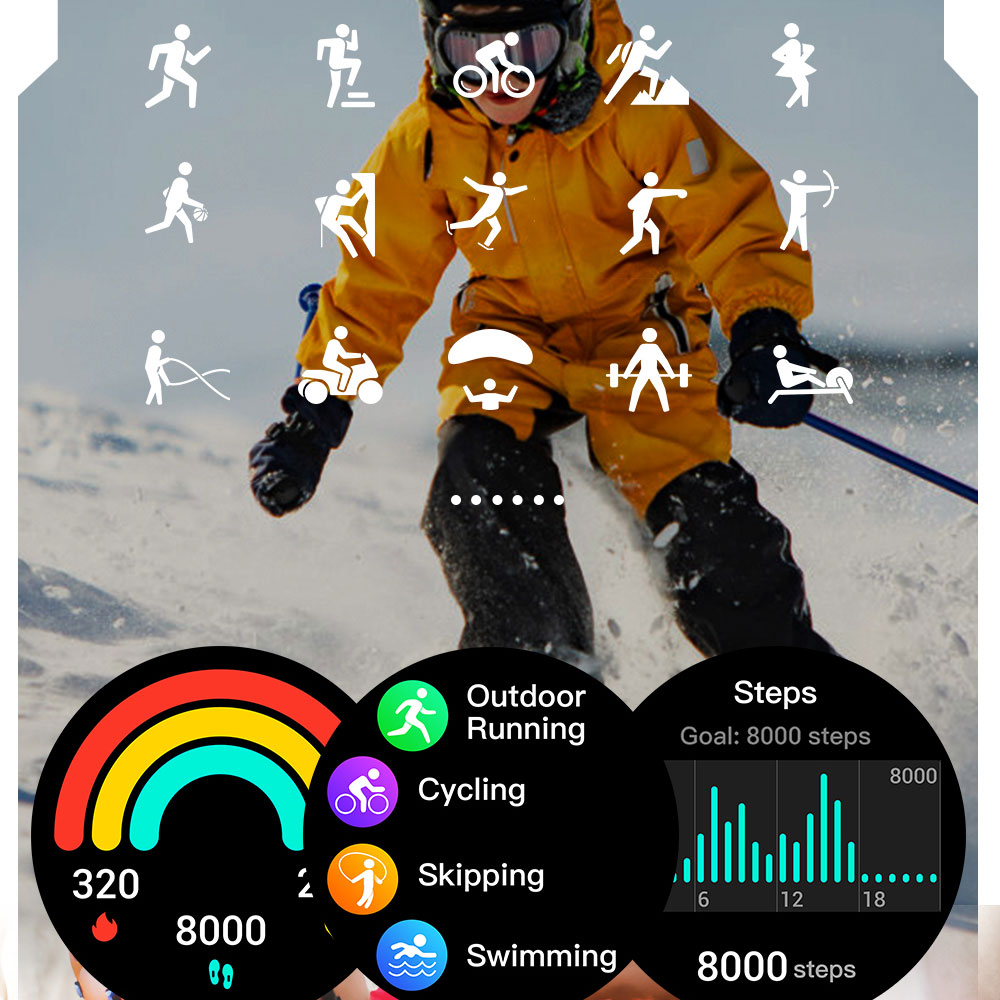 Relógio inteligente unissex Ro - Smartwatch Watches With Bluetooth avaliação e preço