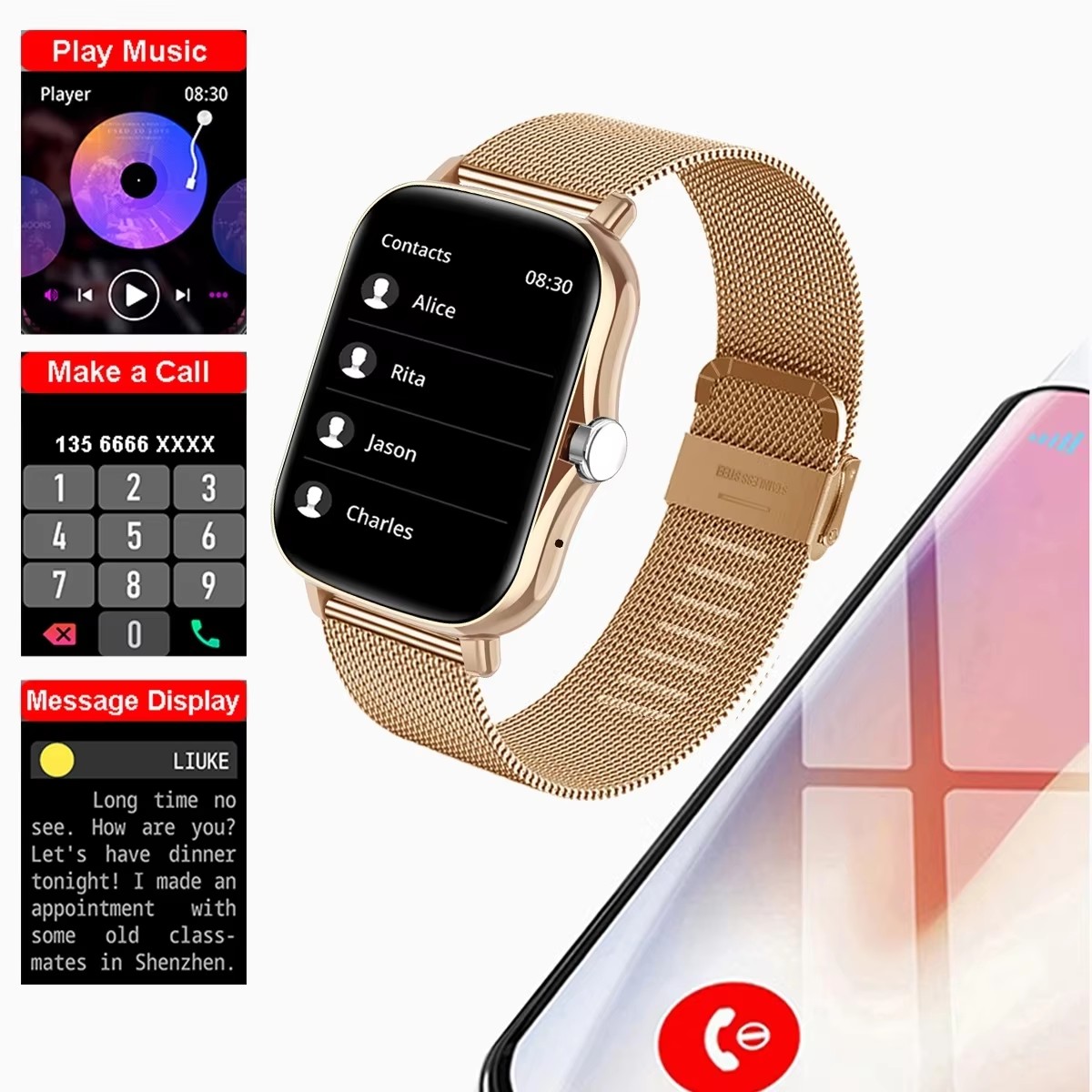 Relógio Inteligente Multifunci - Smartwatch Sports Watches For Women avaliação e preço