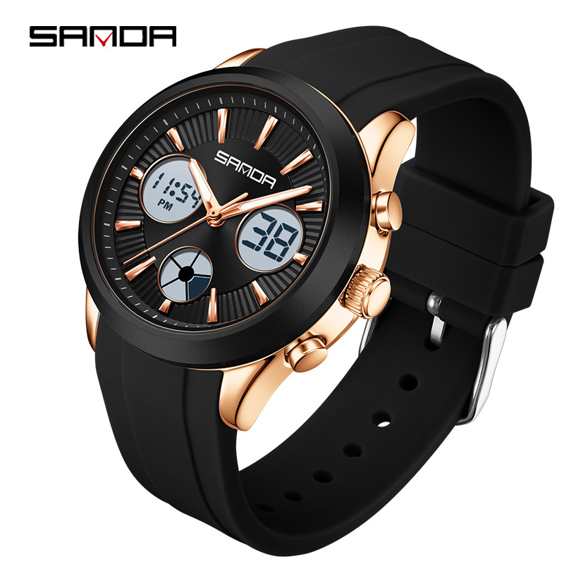 Relógio eletrônico SANDA lumin - Smartwatch Sports Watches For Women avaliação e preço