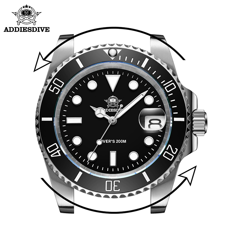 Addiesdive relógio clássico ma - Watch Bezel Insert avaliação e preço