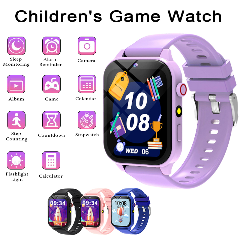Smartwatch jogos infantis reló - Smartwatch Watches Gift For Boys avaliação e preço