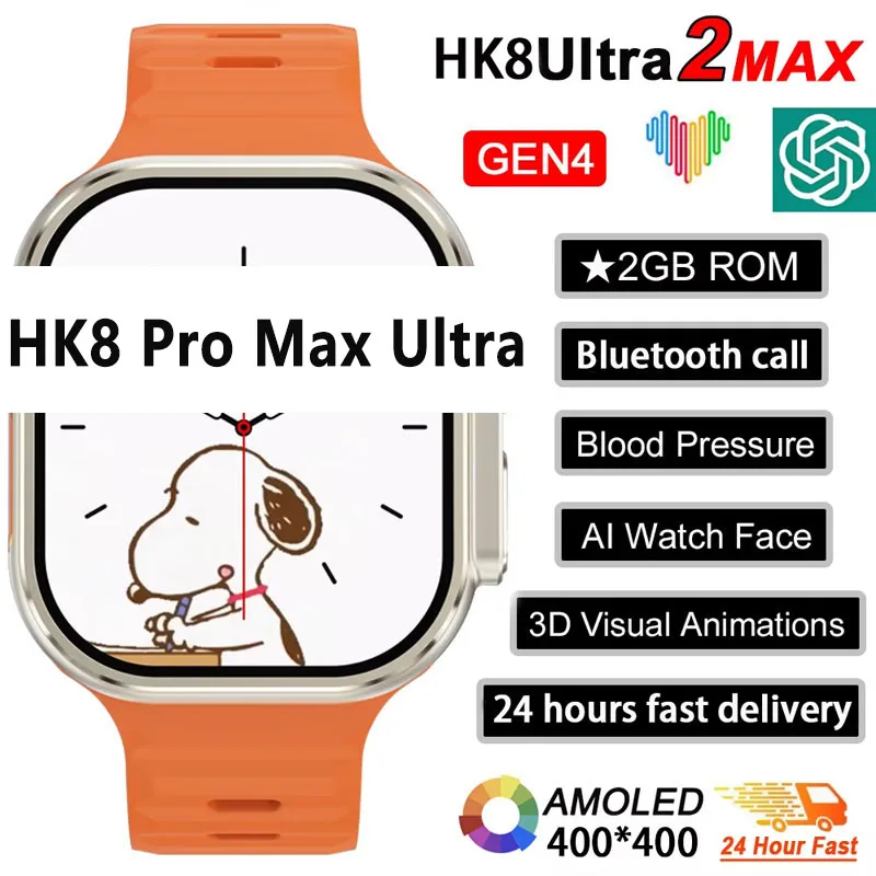 Novo Relógio Série 9 PK HK8 PR - Smartwatch Sports Watches For Women avaliação e preço