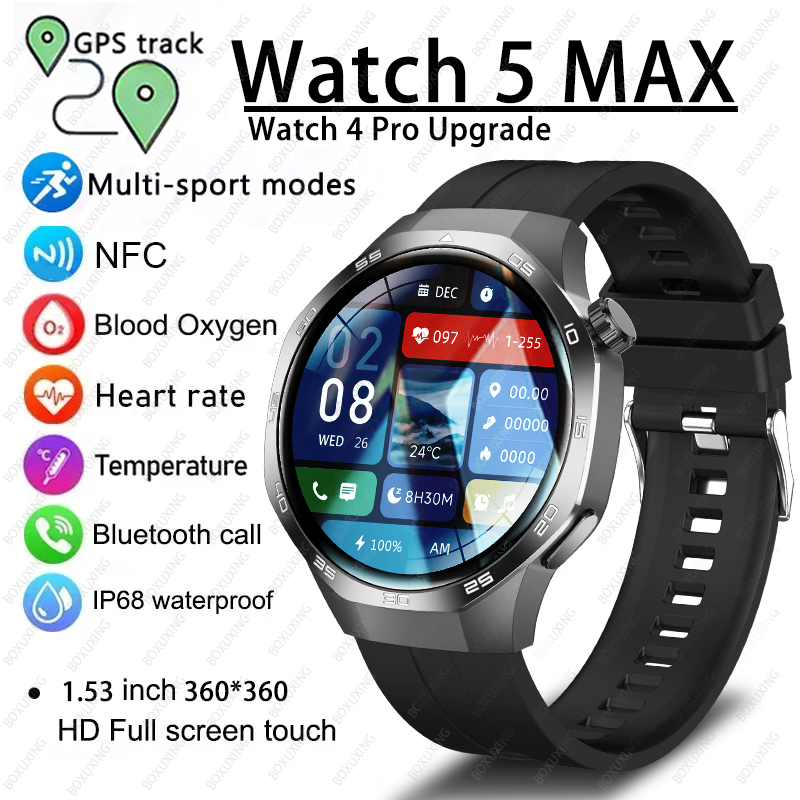 2025 novo relógio 5 max relógi - Smartwatch Watches For Women With Gps avaliação e preço