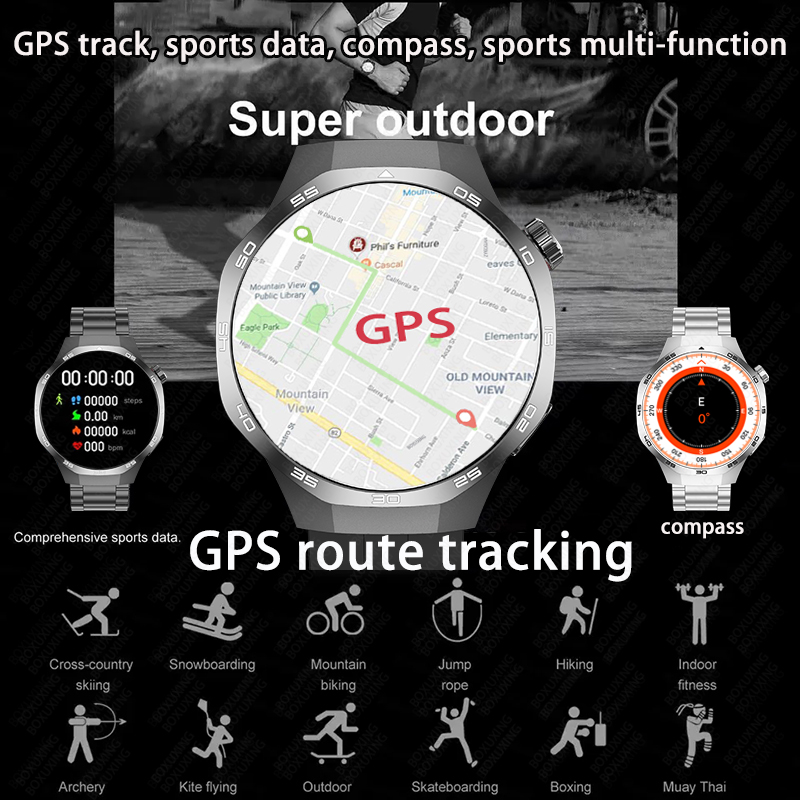 2026 novo boxuxing relógio 5 m - Smartwatch Watches For Women With Gps avaliação e preço