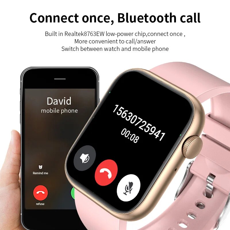LIGE-Bluetooth Call Smartwatch - Smartwatch Sports Watches For Women avaliação e preço