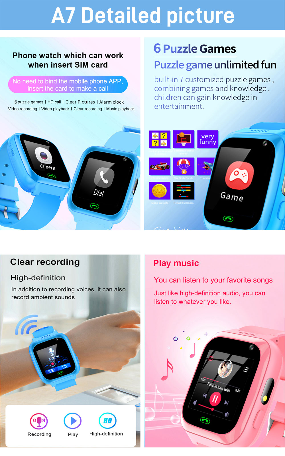 2g 4g crianças relógio intelig - Smartwatch Watches For Kid Boy avaliação e preço