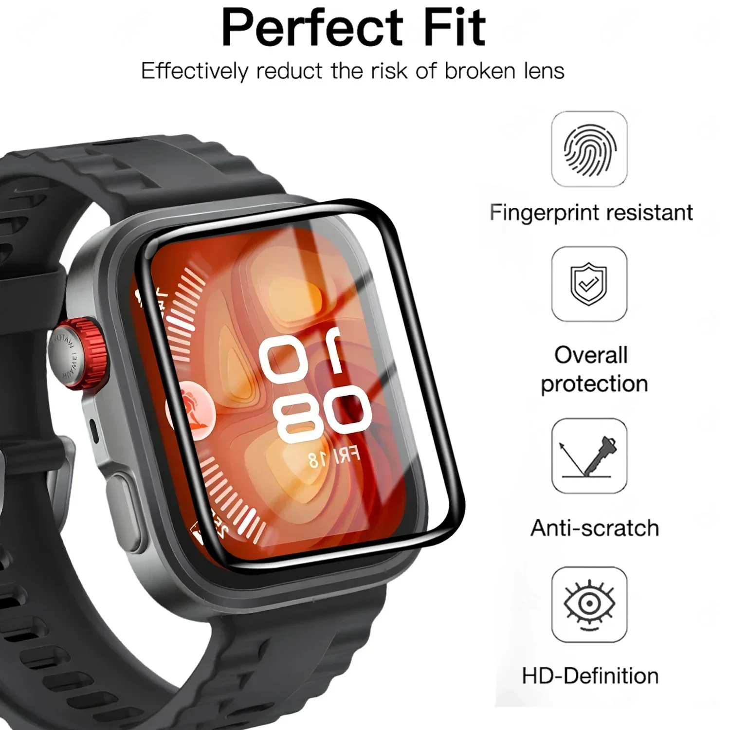 5 pçs filme temperado para hua - Huawei Smartwatch Watch Fit avaliação e preço