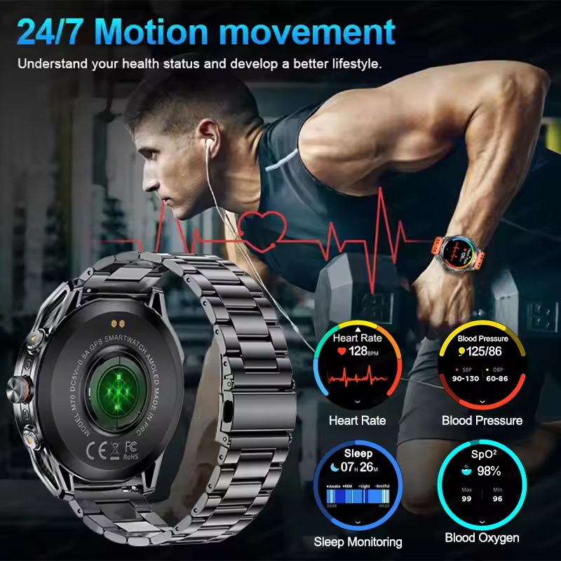2025 novo ao ar livre militar  - Altimeter Compass Watch avaliação e preço